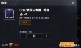 和平精英ss30新军需最新爆料